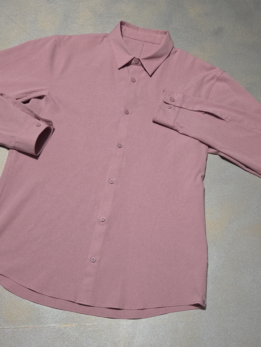 lululemon athletica Long-Sleeve Dress Shirt in Dusty Rose NWOTS